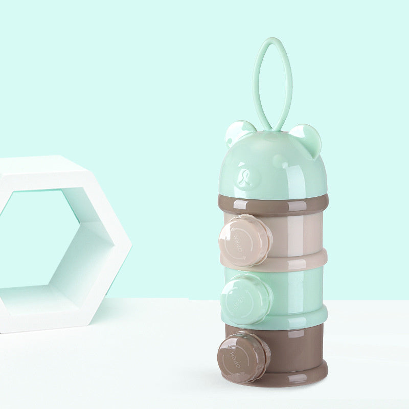 Children's Portable Rotating Milk Powder Box